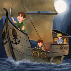 The Magical Adventures of These Boys Three: a Pirate Adventure by Sharon Gibbs